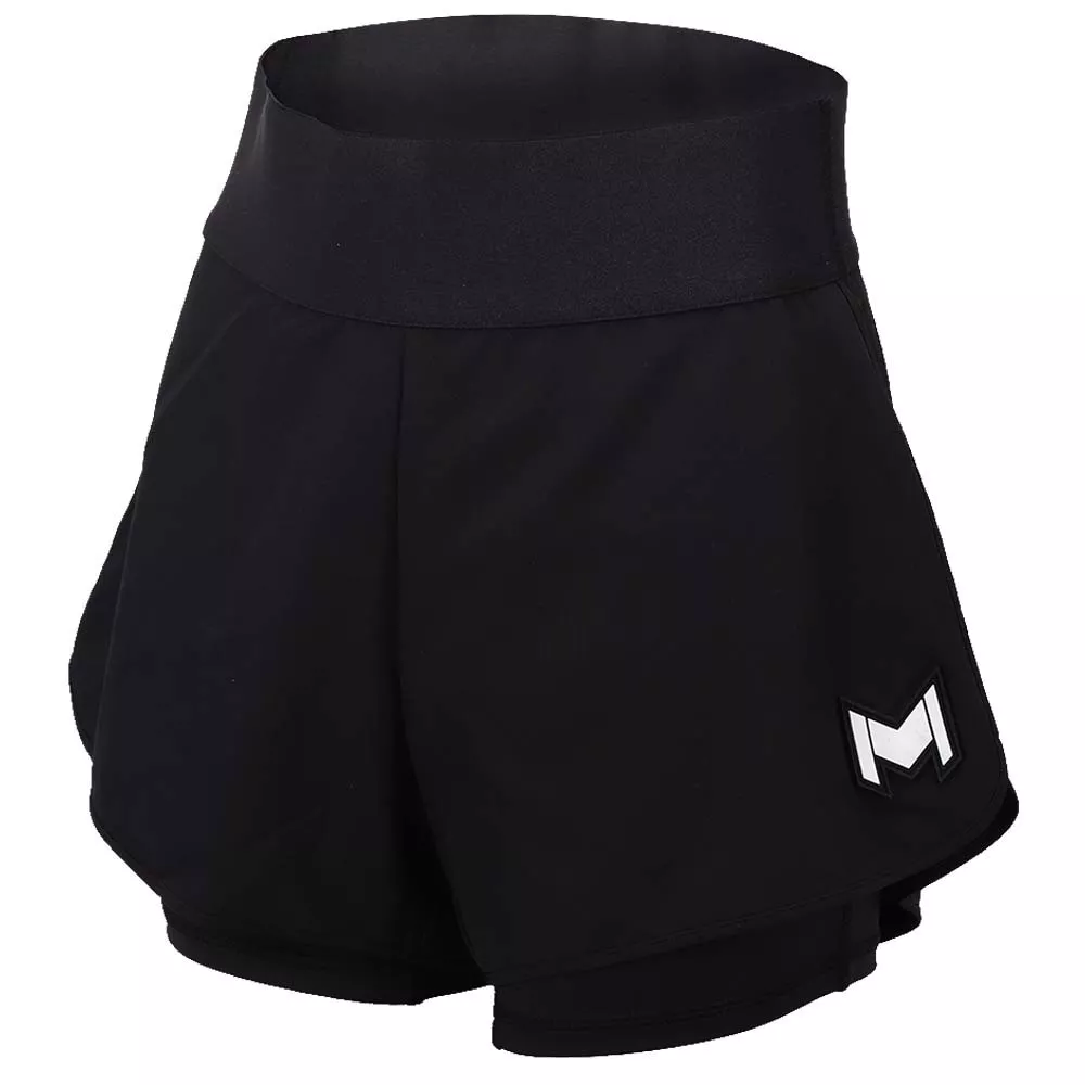 Short Mouratoglou Match Fille Noir