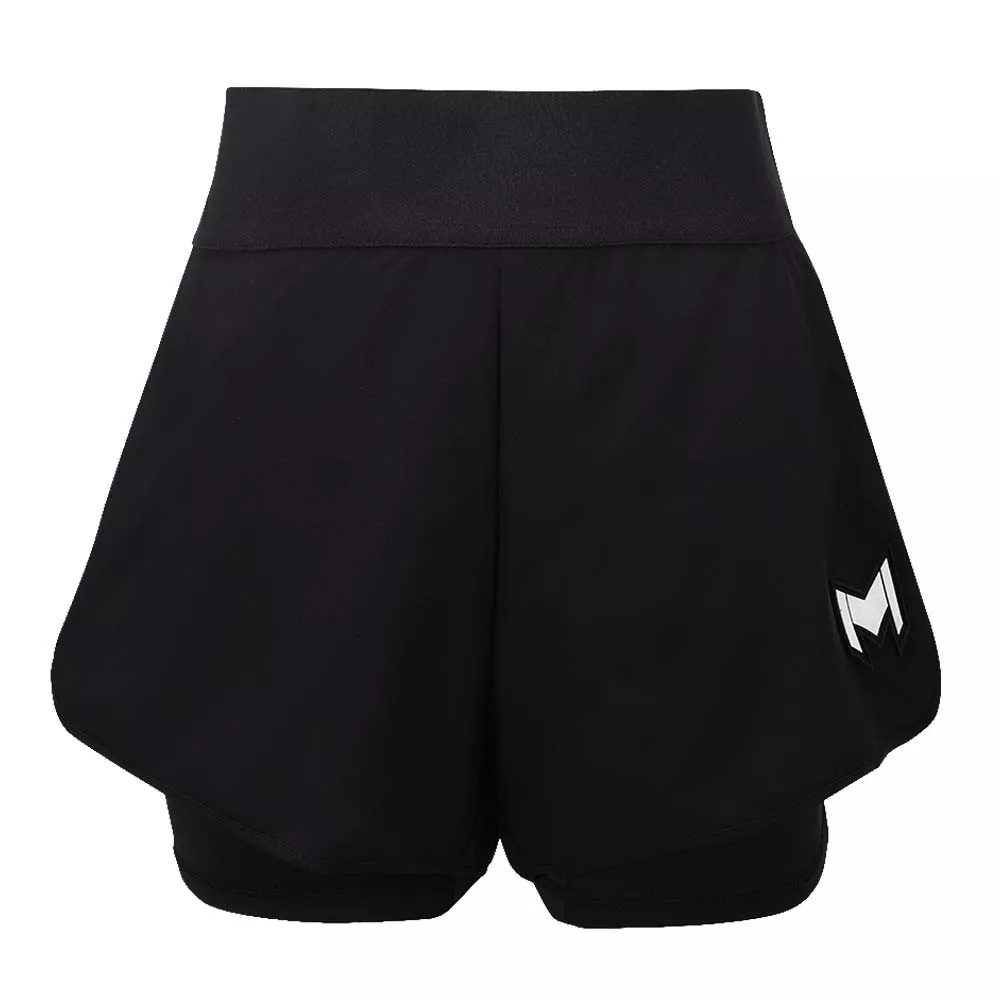 Short Mouratoglou Match Fille Noir