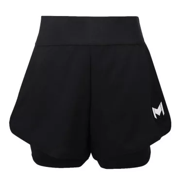 Short Mouratoglou Match Fille Noir