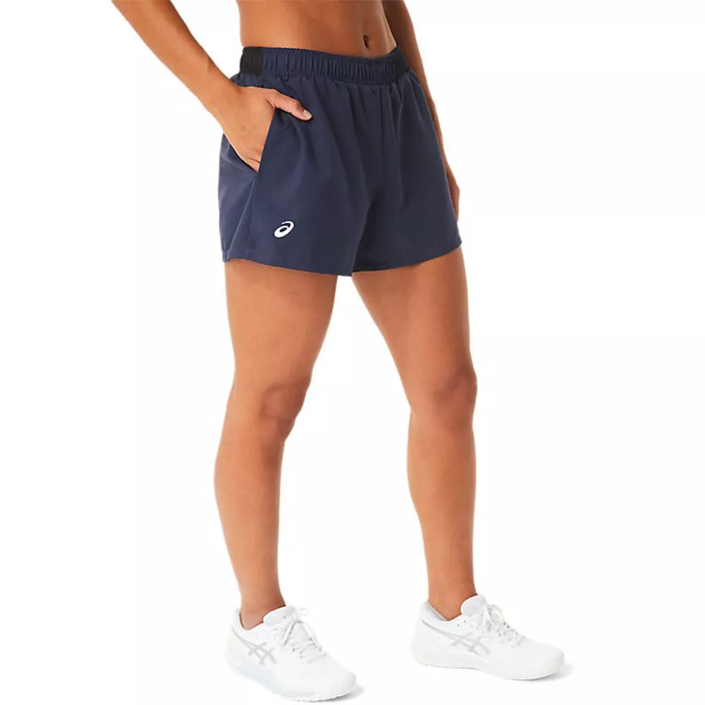 Asics Court Shorts Dames Marineblauw