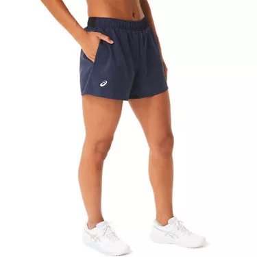 Asics Court Shorts Dames Marineblauw