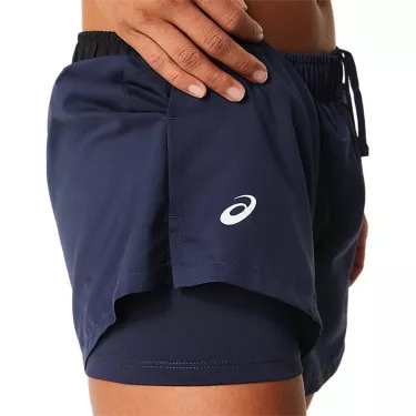 Asics Court Shorts Dames Marineblauw