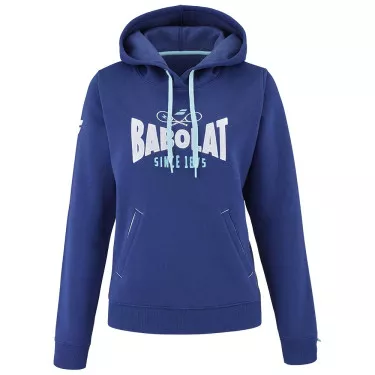 Sweat à capuche Babolat Exercise Femme Bleu