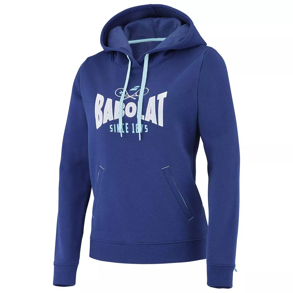 Sweat à capuche Babolat Exercise Femme Bleu
