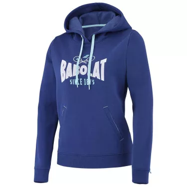 Sweat à capuche Babolat Exercise Femme Bleu