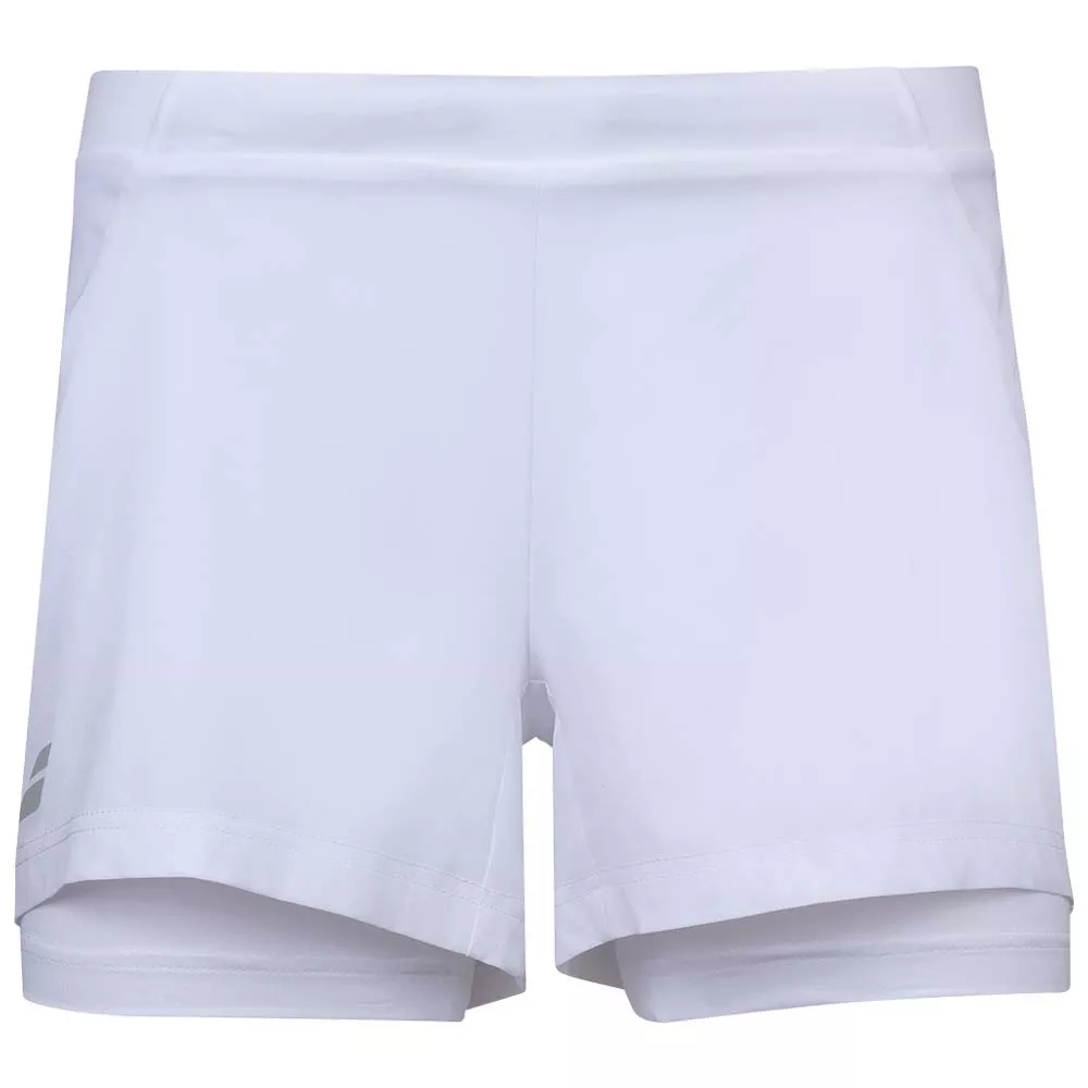 Short Babolat Junior Exercise Fille Blanc