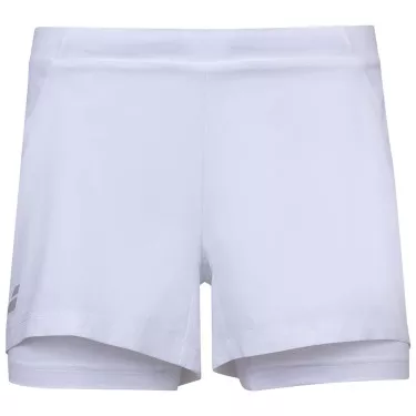 Short Babolat Junior Exercise Fille Blanc