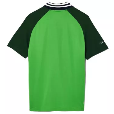 Lacoste Tennis x Daniil Medvedev blauw polo