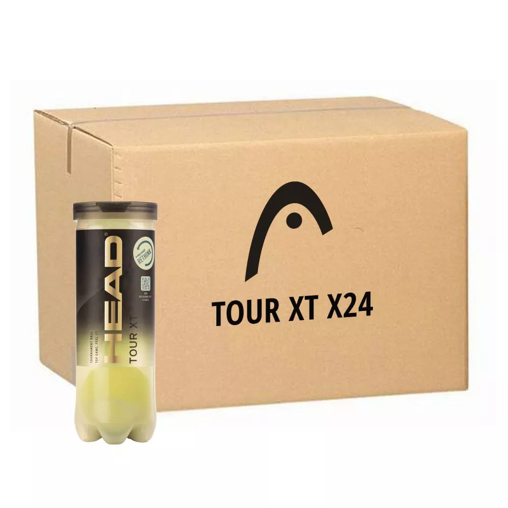 Doos 18 tubes van 4 Head Tour XT ballen