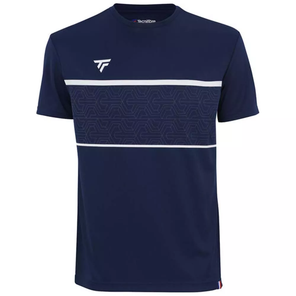 T-Shirt Tecnifibre Team Tech Garçon Bleu Marine