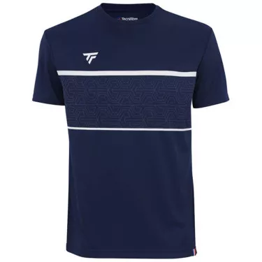 T-Shirt Tecnifibre Team Tech Garçon Bleu Marine