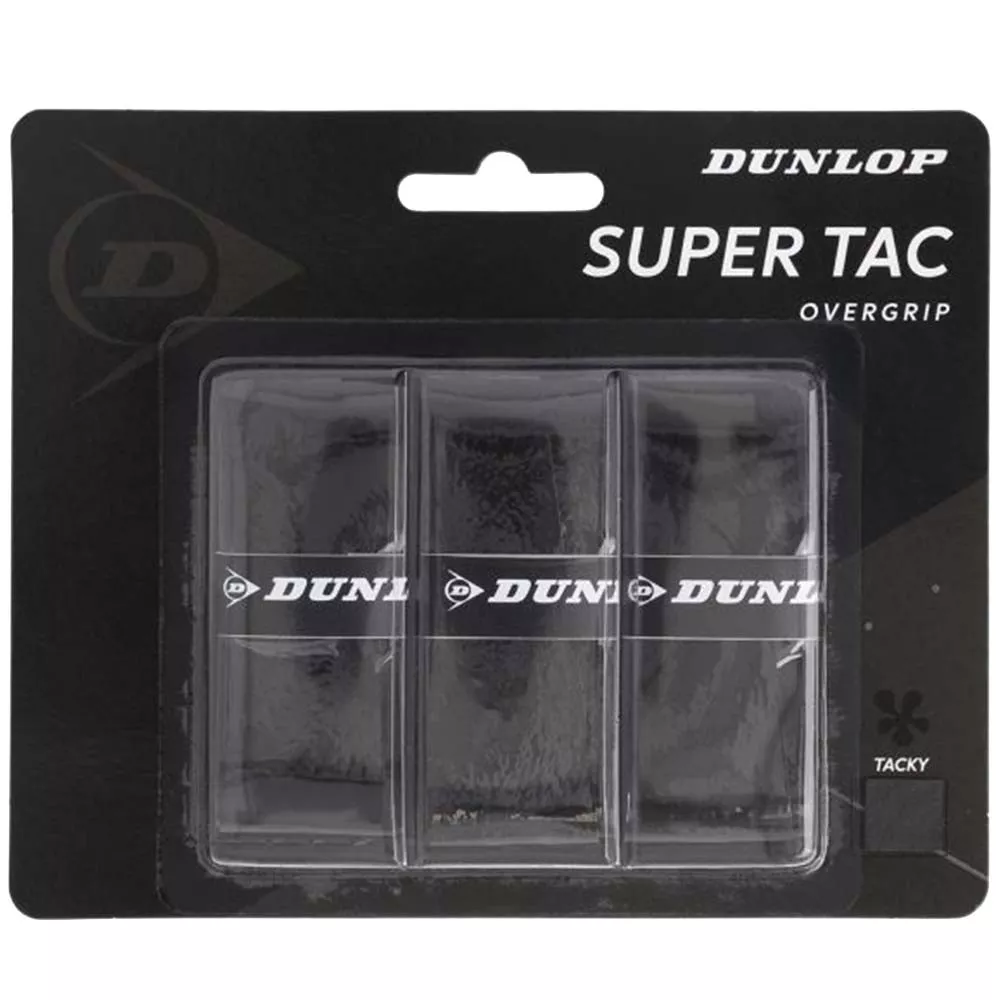 Dunlop U-Sweat Zwart Overgrips x 3