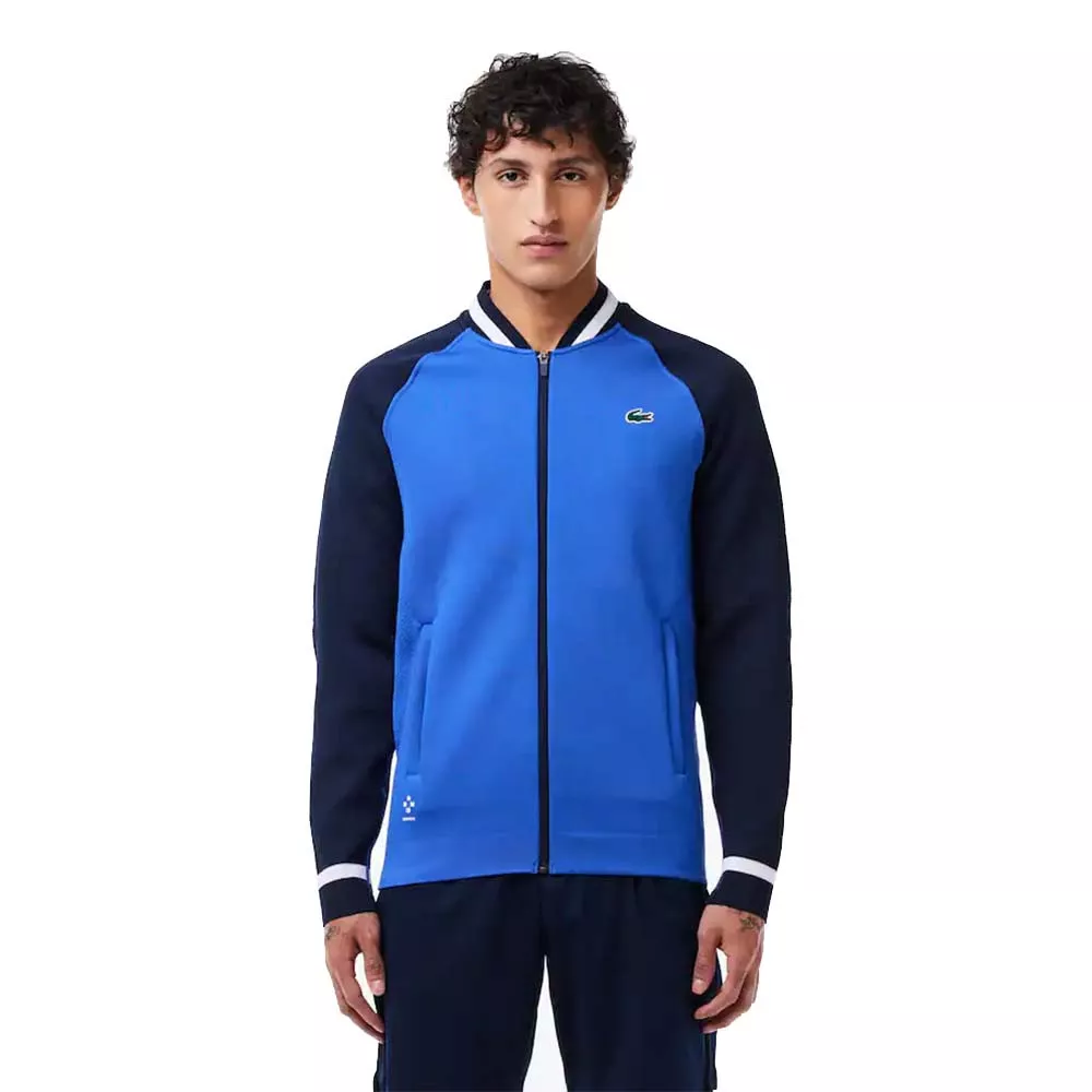 Veste zippée Lacoste Tennis x Daniil Medvedev Bleu / Bleu marine