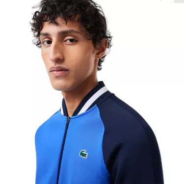 Veste zippée Lacoste Tennis x Daniil Medvedev Bleu / Bleu marine