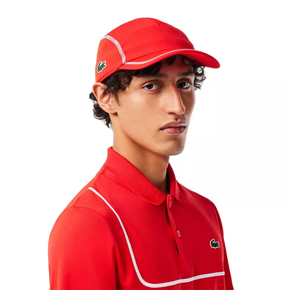 Lacoste Color-Block-pet groen / beige