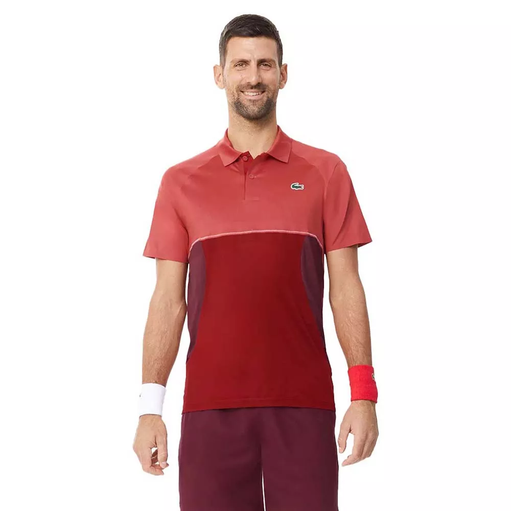 Lacoste Tennispolo Novak Djokovic Rood