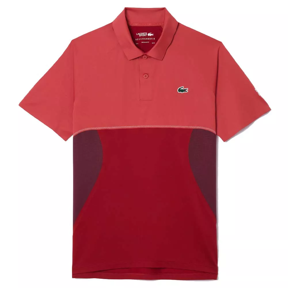 Lacoste Tennispolo Novak Djokovic Rood