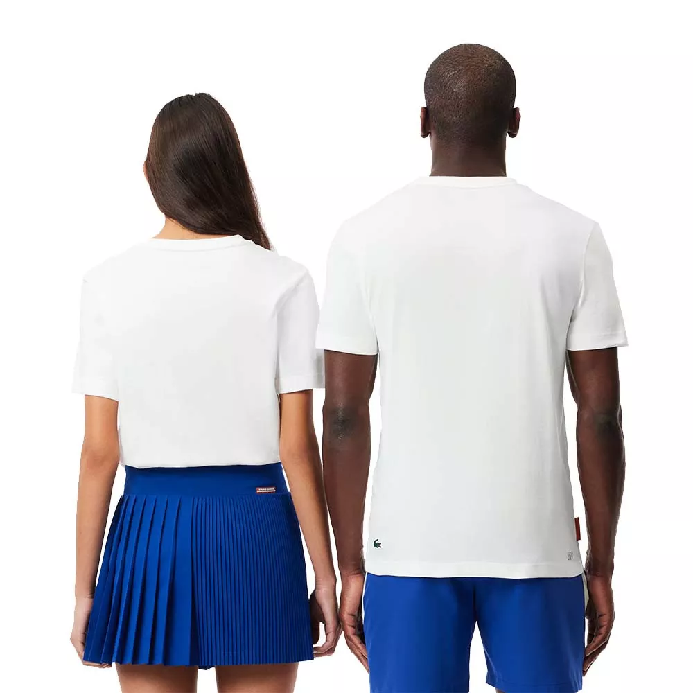 Lacoste Sport Roland Garros Unisex Marineblauw T-shirt