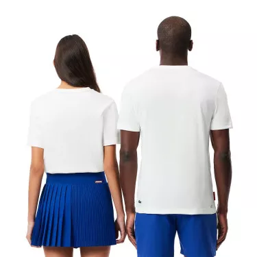 Lacoste Sport Roland Garros Unisex Marineblauw T-shirt