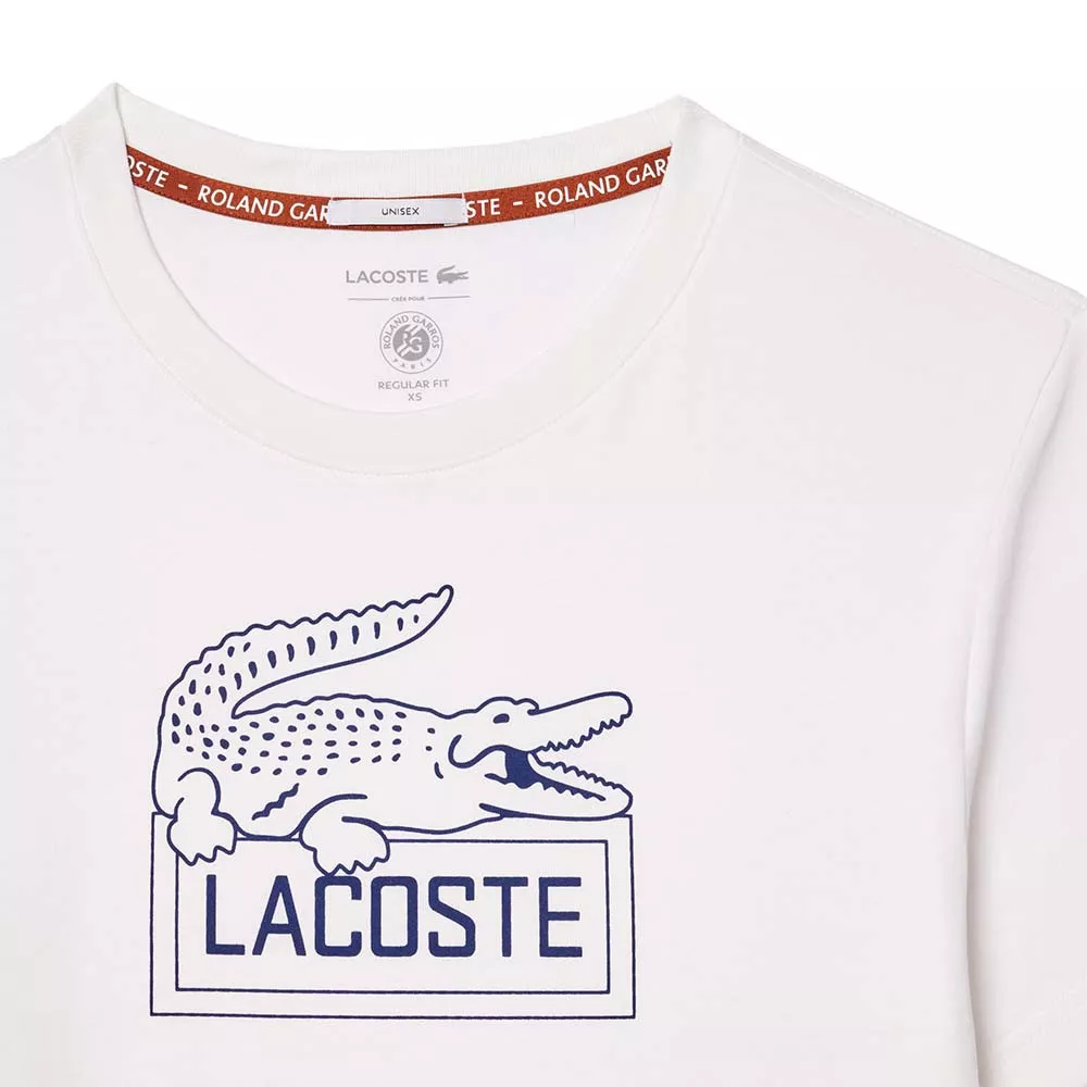 Lacoste Sport Roland Garros Unisex Marineblauw T-shirt