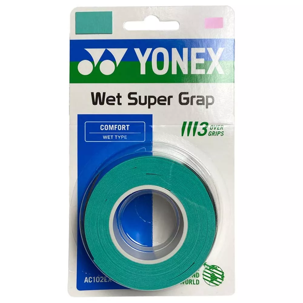 Yonex Wet Super Grap Turkoois x 3 overgrips