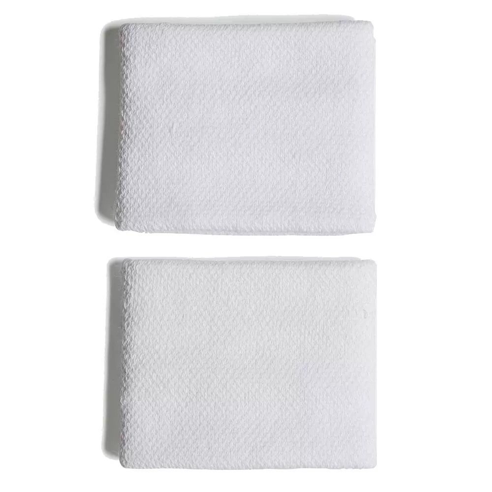 Serre-Poignets Adidas Blanc x 2
