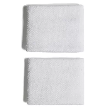 Serre-Poignets Adidas Blanc x 2