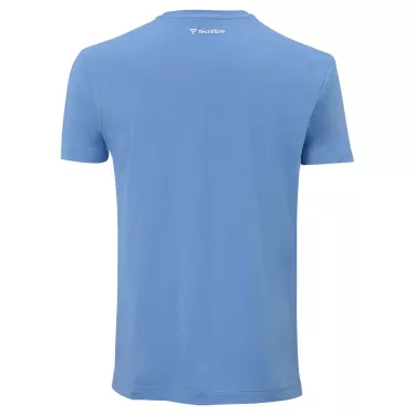 T-Shirt Tecnifibre Team Cotton Bleu Azur