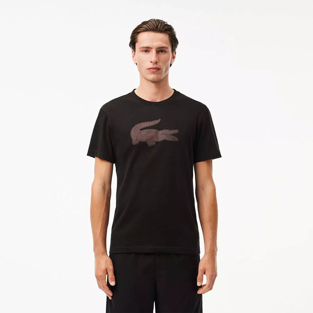 Lacoste Sport-T-shirt Zwart