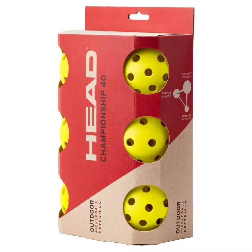 Head Championship 40 Pickleball Ballen x6