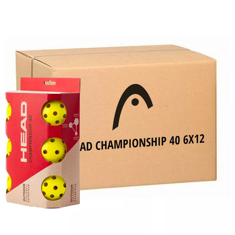 12 Dozen van 6 Head Championship 40 Pickleball Ballen