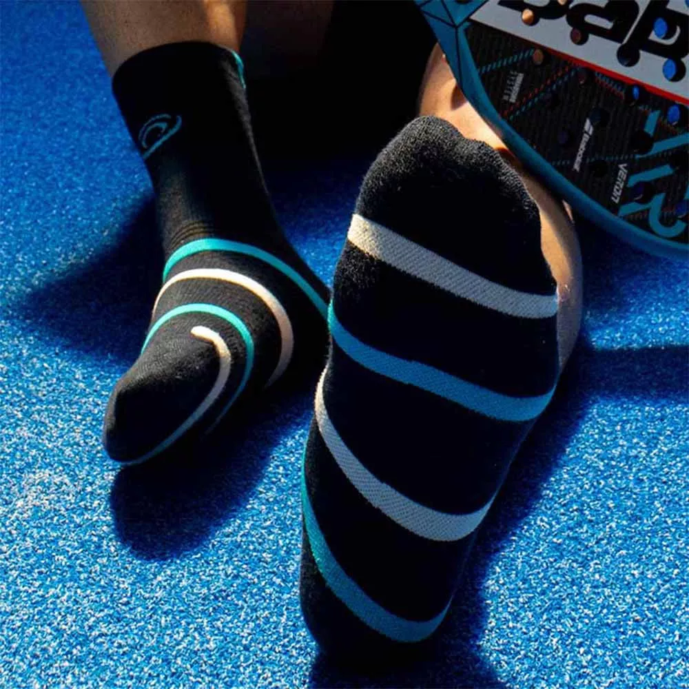 BV Sport Padel Hoge Sokken Zwart