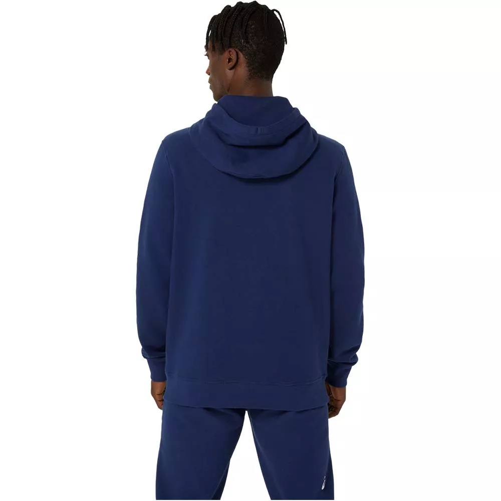 Sweat à capuche Asics Logo Bleu marine