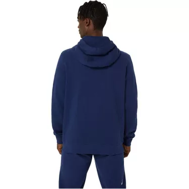 Sweat à capuche Asics Logo Bleu marine