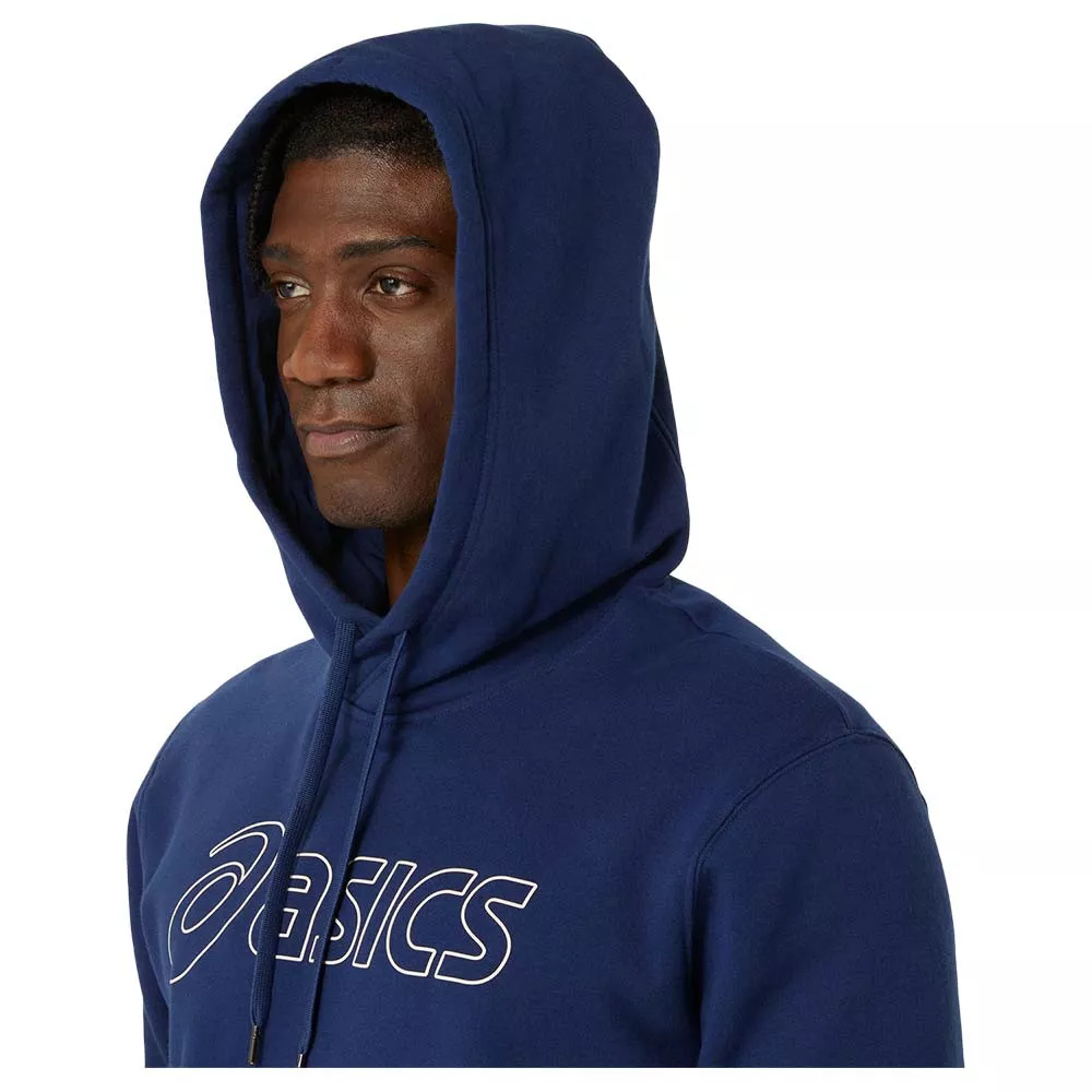 Sweat à capuche Asics Logo Bleu marine