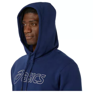 Sweat à capuche Asics Logo Bleu marine