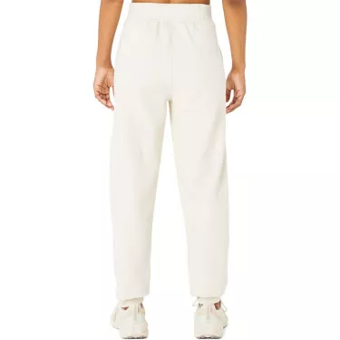 Pantalon Asics Logo Femme Blanc cassé