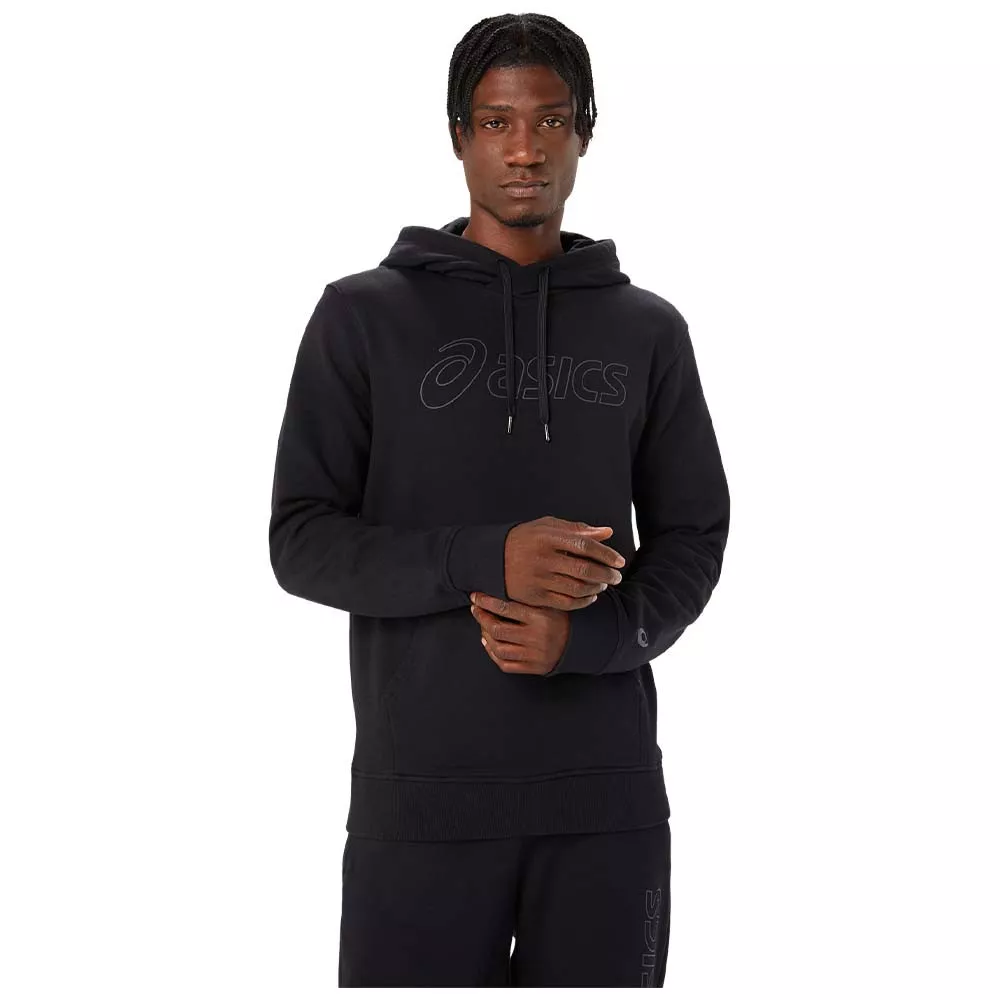 Sweat à capuche Asics Logo Noir