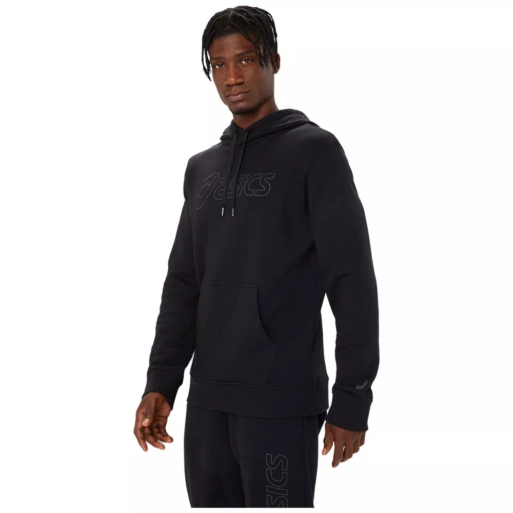 Sweat à capuche Asics Logo Noir