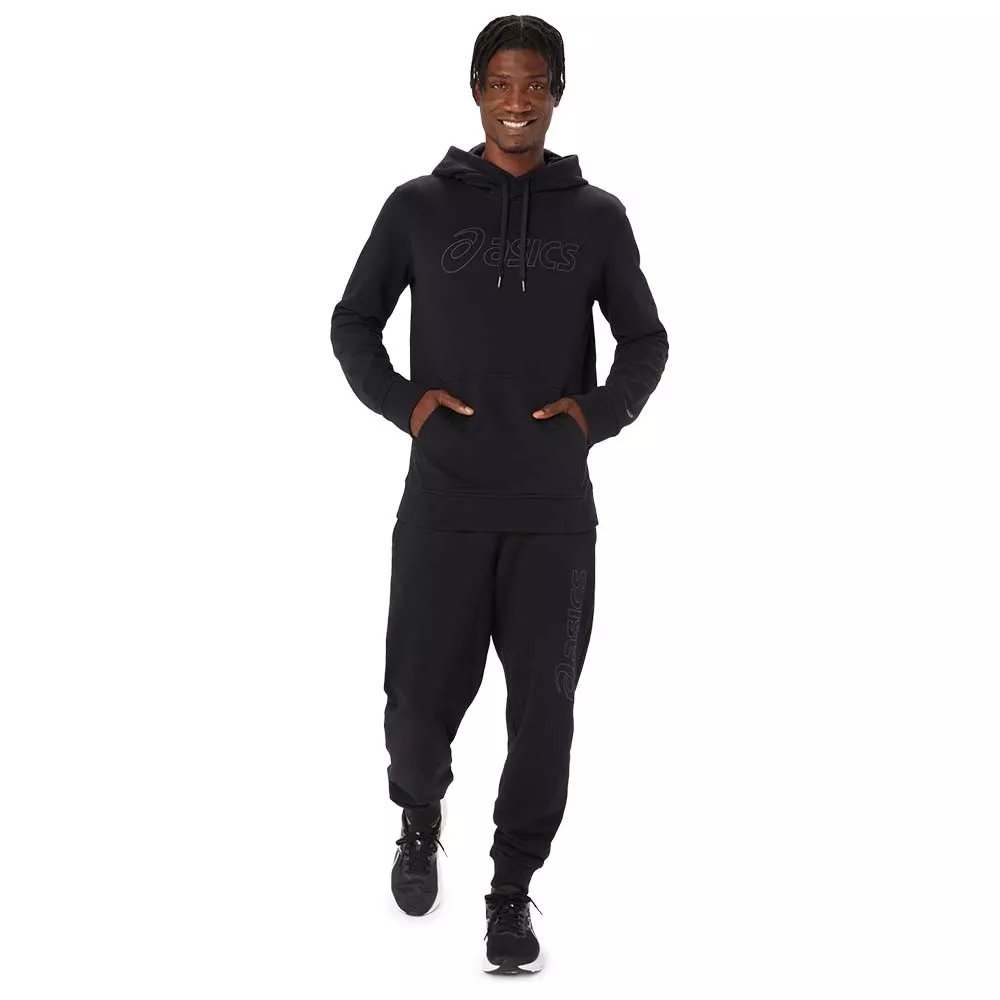 Sweat à capuche Asics Logo Noir
