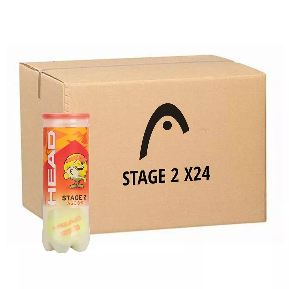 Doos met 24 tubes met 3 Head TIP Orange-ballen