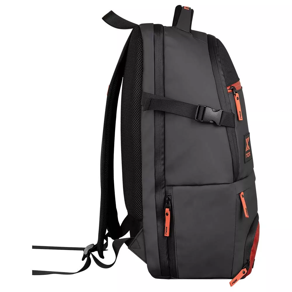 Nox Luxury Open Series Zwart / Rood rugzak