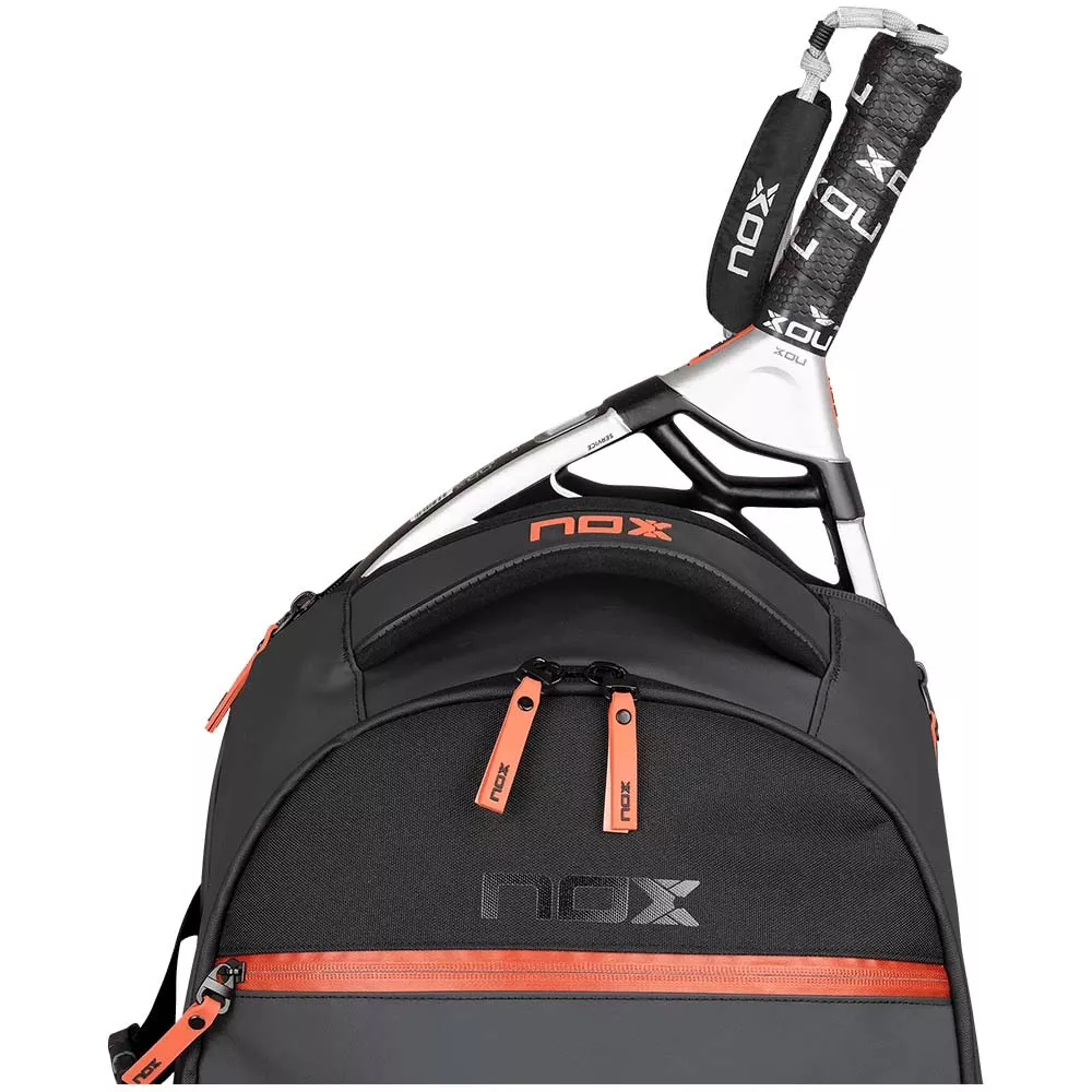 Nox Luxury Open Series Zwart / Rood rugzak