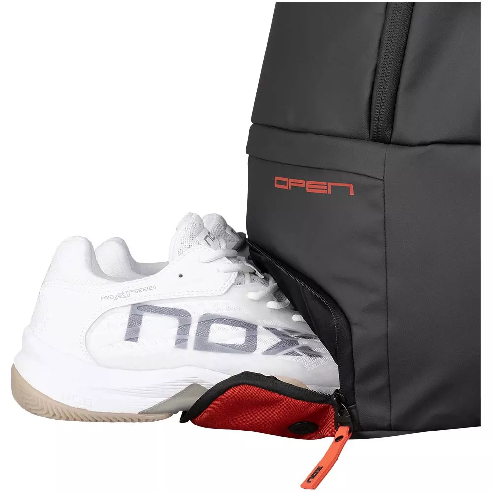 Nox Luxury Open Series Zwart / Rood rugzak