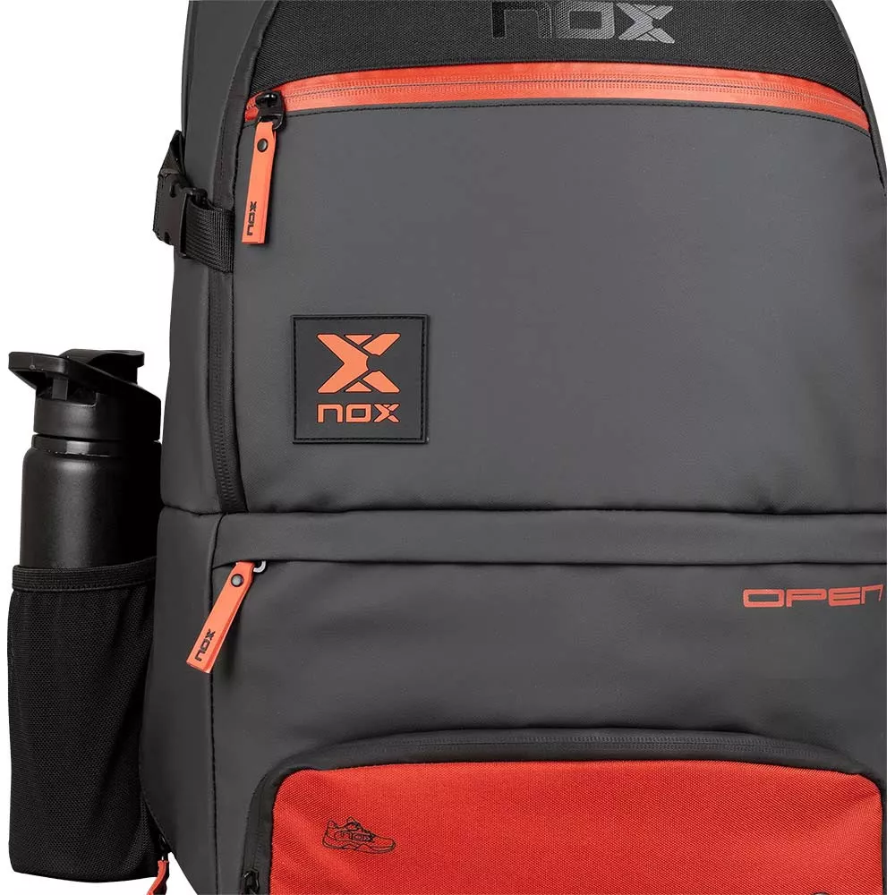 Nox Luxury Open Series Zwart / Rood rugzak