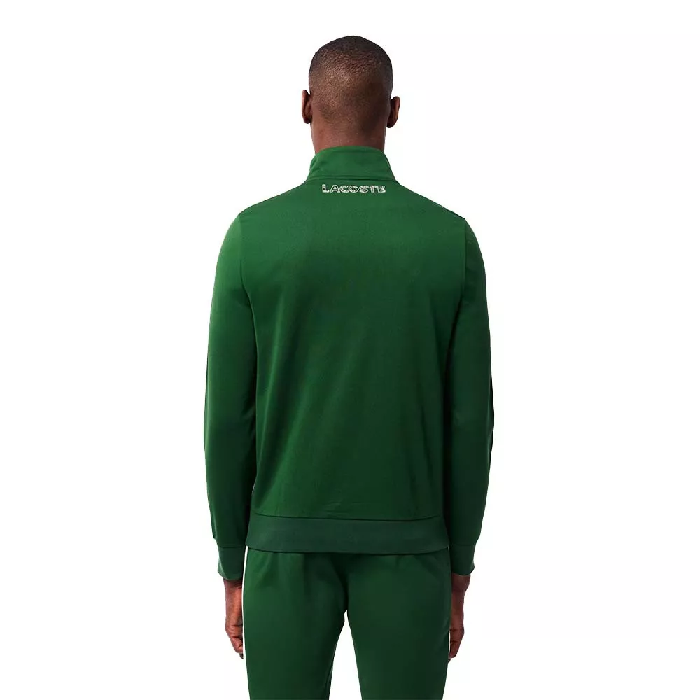 Veste zippée Lacoste Tennis Vert / Blanc