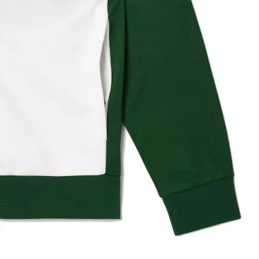 Veste zippée Lacoste Tennis Vert / Blanc