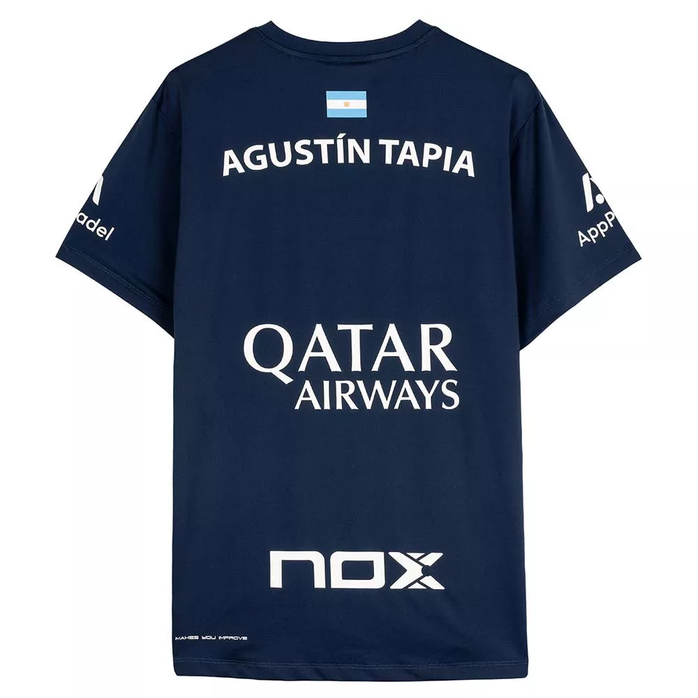T-shirt Nox AT10 Agustín Tapia Bleu marine
