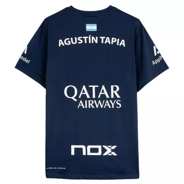 T-shirt Nox AT10 Agustín Tapia Bleu marine