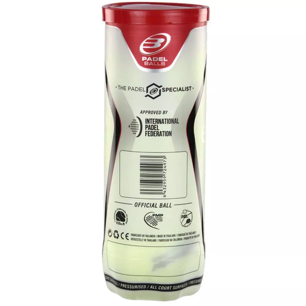 Bullpadel Premium Pro 3 stuks geel